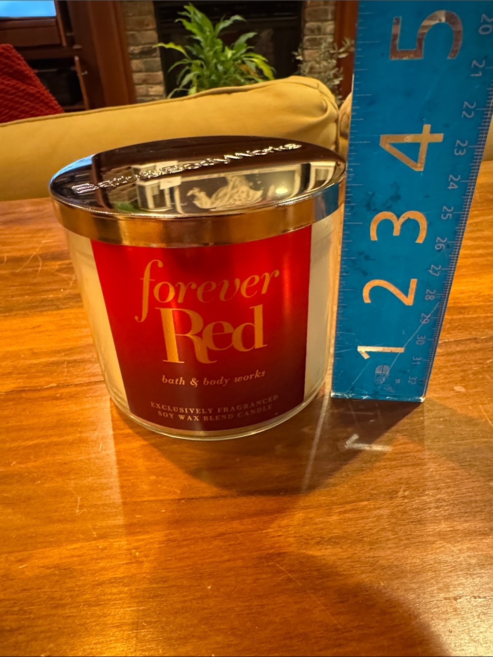 NEW Bath & Body Works FOREVER RED Lidded Candle 14.5 oz 45 Hour 3 Wick Retired - Picture 11 of 12